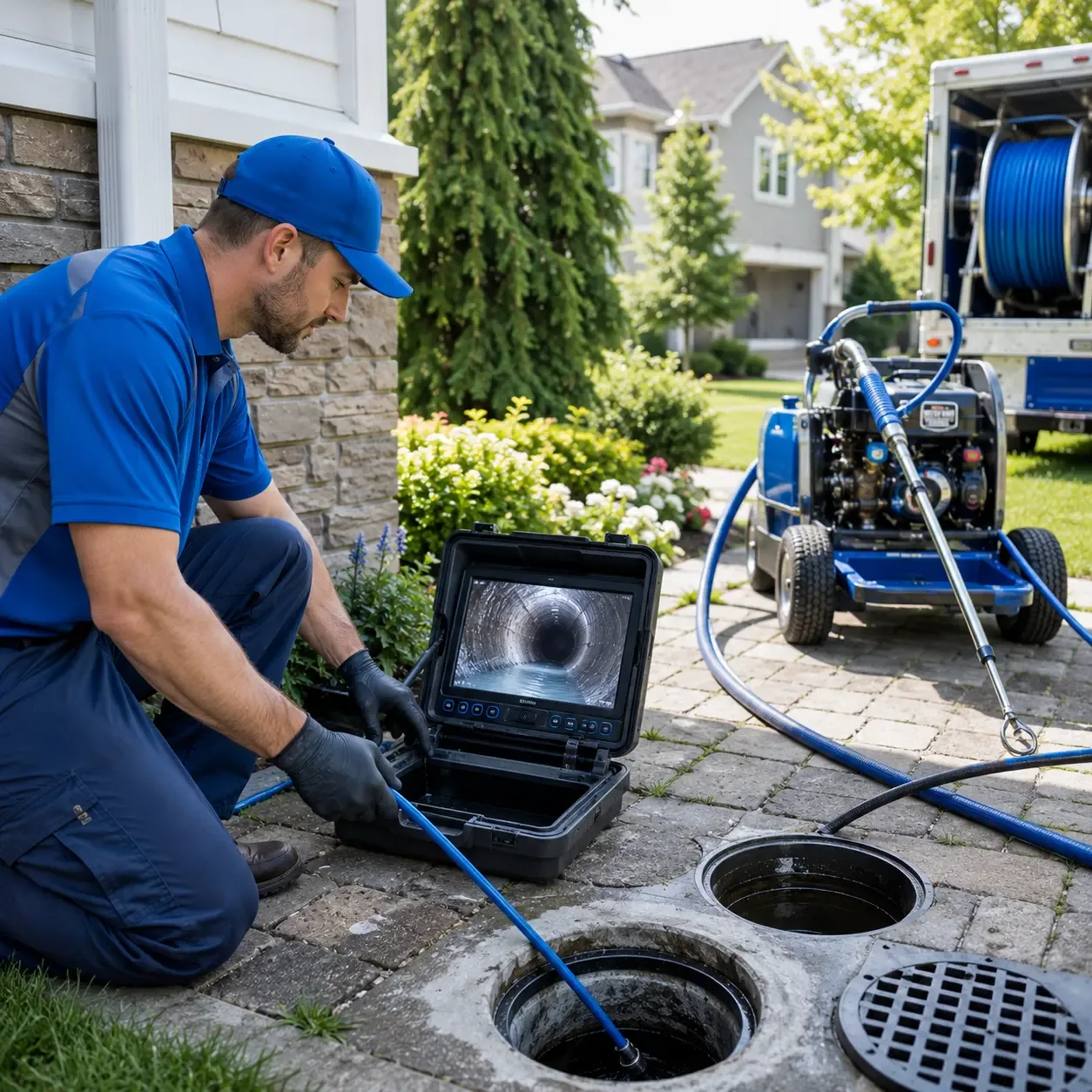 Outdoor drain cleaning professionals serving Milton, VT