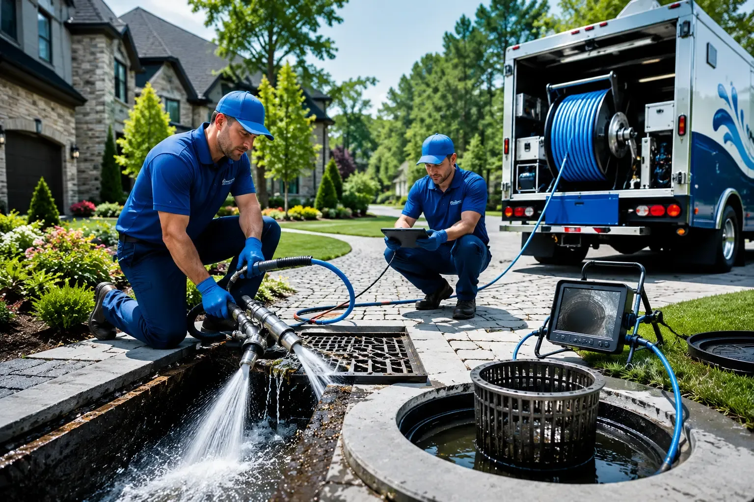 Local outdoor drain cleaning professionals in Milton, VT